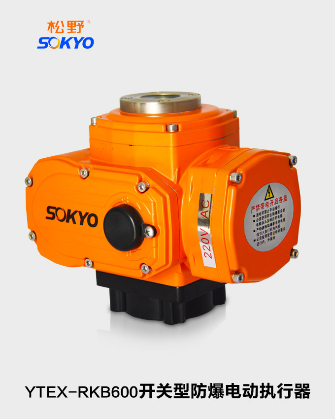 防爆电动头,YTEx-RKB600防爆电动执行器