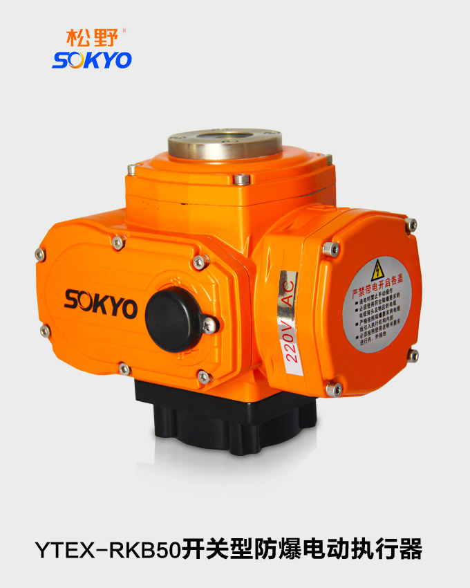防爆电动执行机构,YTEx-RKB50防爆电动执行器