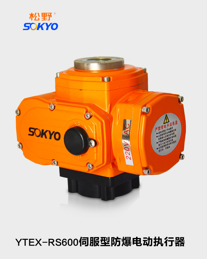 防爆电动头,YTEx-RS600防爆电动执行器