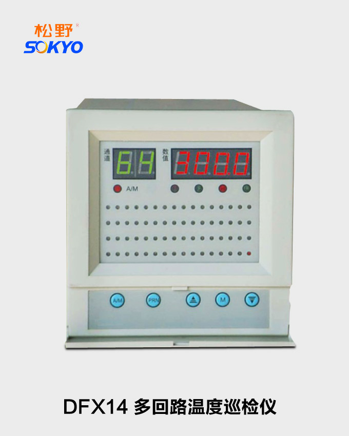 温度巡检仪,DFX14多回路温度巡检仪