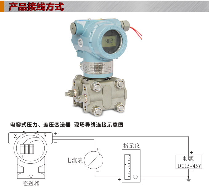 差压变送器,3351DP智能差压变送器接线图