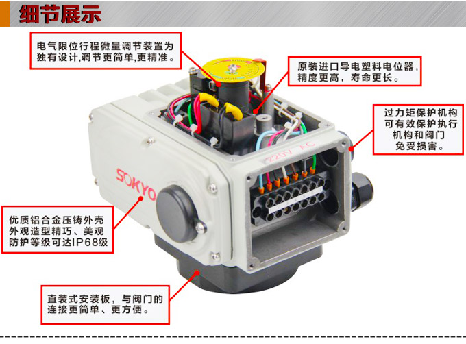 电动调节阀,YTDG-RS电动调节球阀,电动球阀细节图1