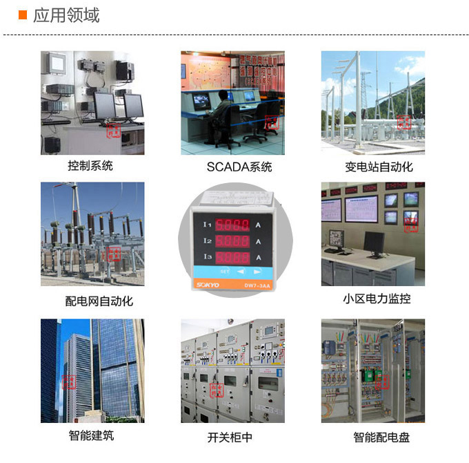 三相电流表,DW7三相数字电流表应用领域