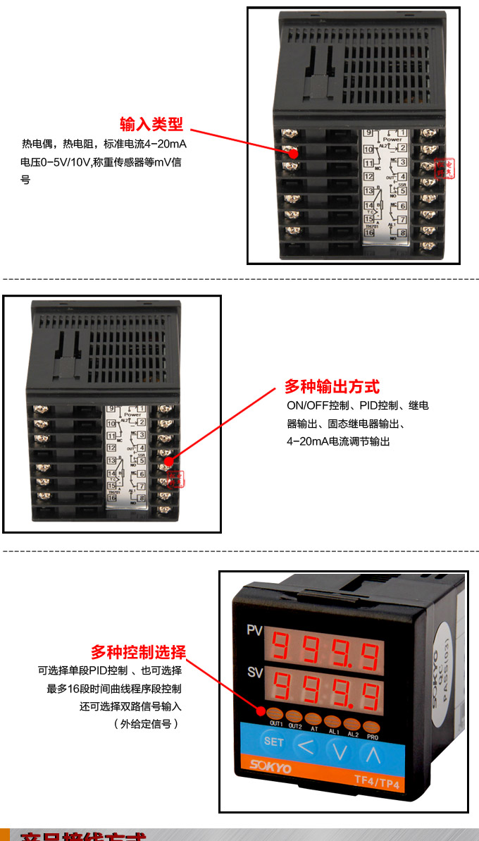 数字调节仪,TP9数字程序调节仪,智能PID调节器细节展示1